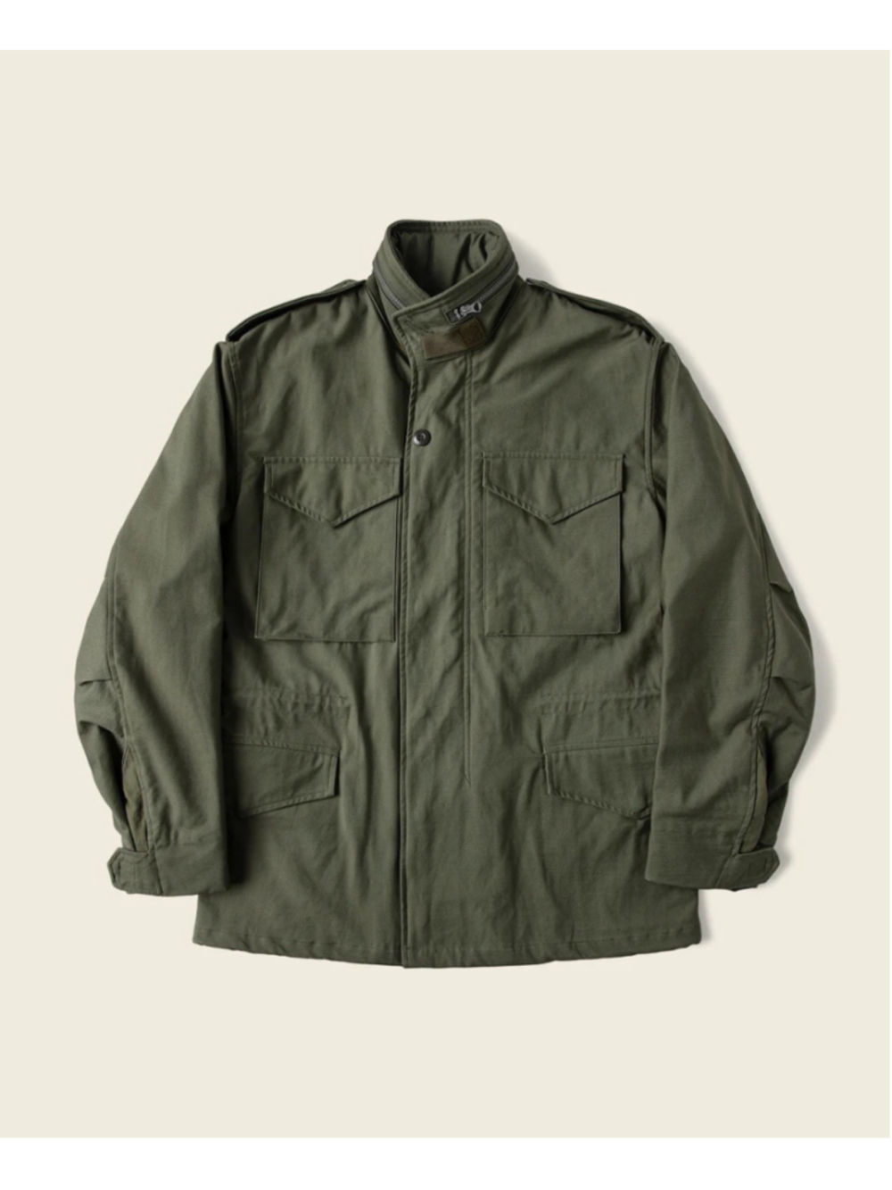 Bronson 1969 M-65 Field Jacket Men’s Cotton Olive Hidden hood S